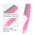 Self Cleaning Slicker Brush for Dogs, Cats, and Bunnies, Easy to Remove Loose Undercoat, Pet Massaging Tool