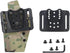 Quick-Release Holster Adapter for Airsoft, Paintball, Tactical Gear, Fits Waist Belts
