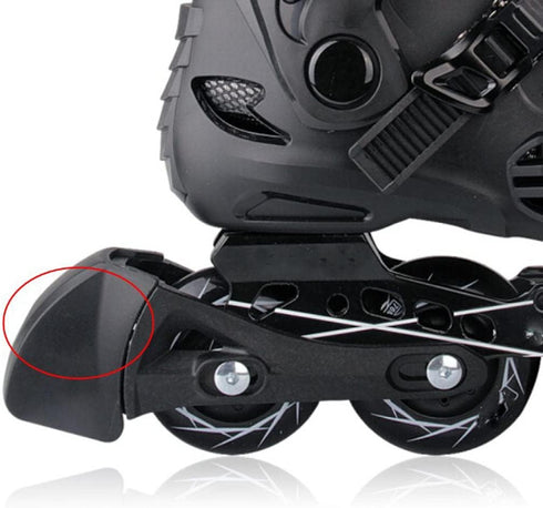 Universal Inline Roller Skating Safety Brake Pad, Non-Slip Block Pad for Roller Skate Brakes, Black