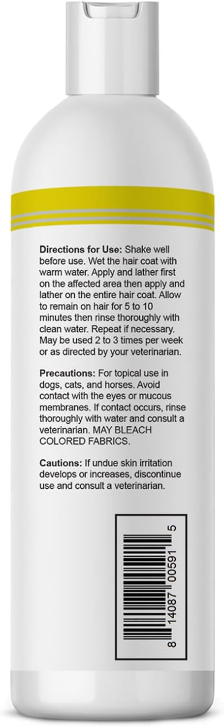 Sulfox Shampoo for Pets - Powerful Cleansing and Degreasing, 12 fl oz