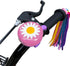 kortes Kids Bike Bell and 2 Pack Streamers, Children's Bike Accessories (Pink, Red, & Blue)