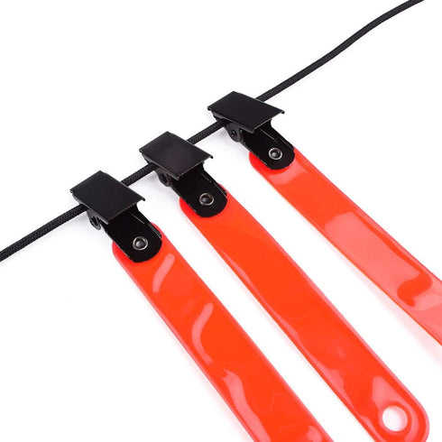 GPP Night-n-Day Trail Markers with Clips, Reflective Tree Tacks for Outdoor Hiking and Hunting