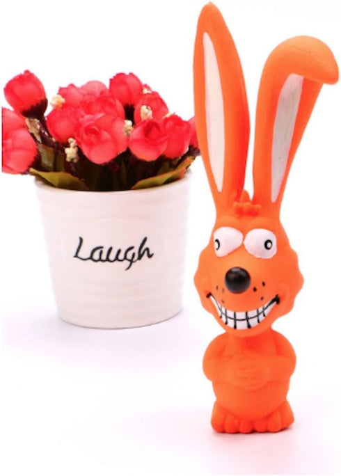 Squeaky Loud and Funny Dog Toy, Orange Mouse