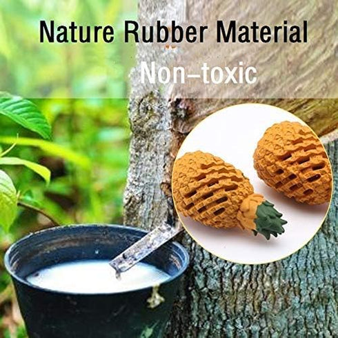 Pineapple Dog Toys for Large Dogs, Indestructible Chew Toys for Small Medium Dogs, Tough Puzzle Toys