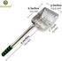SunGrow Cat Litter Scoop, Stainless Steel Long Handle Poop Scooper for Chicken Coop, 9” Handle, 5” Wide Mouth