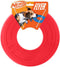 Nerf Dog Atomic Flyer Outdoor Dog Toy, 10 Inch Flying Disc for Medium and Large Dogs, Red