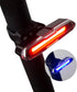 IWONDER COB Bike Tail Light, Red-Blue Dual Color, 5 Modes, USB Rechargeable Bicycle Rear Light