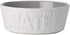 PetRageous Back to Basics Dog Water Bowl, 6-Inch Diameter, 2.5-Cup Capacity, Dishwasher & Microwave Safe, White