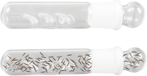 Planaria Trap, 2 Pieces Leech Trap Glass Tube for Aquarium Shrimp Tank