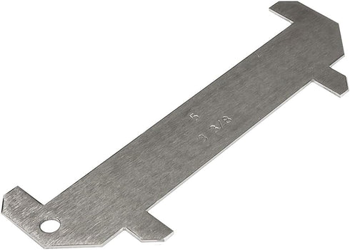 JCS (2024) 5x3-3/8 Aluminum Lobster Gauge Outer Cape Sizing Tool