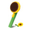 Cute Sunflower Self Cleaning Brush for Dogs & Cats, Shedding and Deshedding Pet Brush for Rabbits