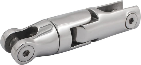SHENGHUISS Heavy Duty Boat Anchor Chain Swivel Connector, 316 Stainless Steel Multi-Directional Anchor Roller (2 Sizes)