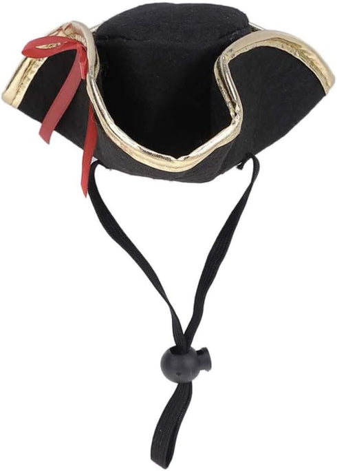 BinaryABC Halloween Pet Pirate Hat - Dog Cosplay Costume Accessory Photo Props, 15 x 11 x 5.5cm