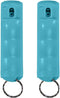 Police Magnum Keychain Pepper Spray 2 Pack 1/2oz - Maximum Heat Strength OC with Dye - Tactical Compact Case