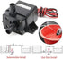 HiLetgo 2pcs Water Pump 240L/H DC 12V Micro Brushless Pump for Pool and Aquarium