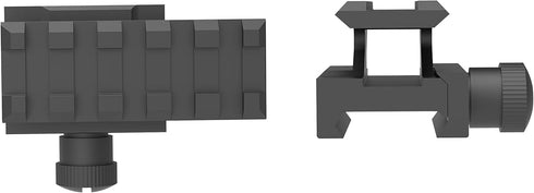 MT100-5 1“ Riser Mount with 5 Slots See-Through Weaver/Picatinny Rail Mount