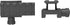 MT100-5 1“ Riser Mount with 5 Slots See-Through Weaver/Picatinny Rail Mount