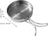 Backpacking Toddmomy Steak Frying Pan Foldable Handle Portable Cooking Utensil Outdoor Camping Hiking Picnic Cookware