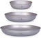 iBasingo Titanium Pan Dish Plate with Carry Mesh Bag, Ultralight for Outdoor Camping Cookware Mess Kit