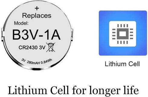 Abeden B3V 1A Lithium Replacement Batteries, Compatible with High Tech Pet MS-4 and MS-5 (4 Pack)