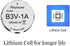 Abeden B3V 1A Lithium Replacement Batteries, Compatible with High Tech Pet MS-4 and MS-5 (4 Pack)