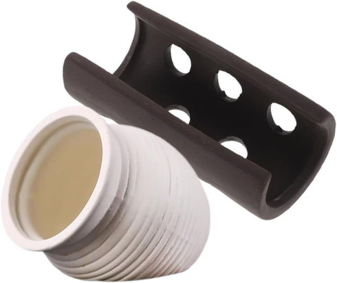 Yardwe 2pcs Small Aquarium Shrimp Hideout and Betta Shelter Pottery Breeding Cave
