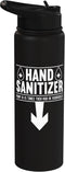 Funny Adult Humor SteMi Apparel Hand Sanitizer Adult Humor Funny Dirty Jokes Sarcastic Stainless Steel Insulated Water