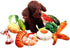 Cauaoa 2025 Vegetable Dog, New Potato Food Shape Squeaky, Cute Plush Chew for Small Medium Large Dogs Squeak