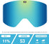 ZIONOR X11 Ski Goggles, Magnetic Cylindrical Snowboard Goggles for Men Women