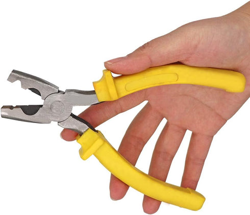 Wire Cage Buckle Clips Pliers Poultry Chicken Quail Pigeon Rabbit Pet Dog Cat Cage Building Assembly Kit Cage Snap Clip Clamp (Plier)