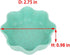 3 Pcs Hamster Food Bowl, Cute Shape Dish for Hamster, Rat, Mice, and Other Small Animals (Pink, Green, Blue)