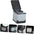 TOPPERFUN Portable Folding Toilet Compact Emergency Potty for Car Camping and Travel Lightweight for Outdoor Use