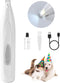 Dog Paw Trimmer with LED Light, Rechargeable Cordless Electric Grooming Clippers, Low Noise for Small Dogs and Cats