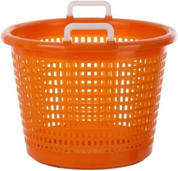 LEE FISHER SPORTS Seafood Basket Orange Color, Heavy Duty Food Safe Material, can Sustain Heat
