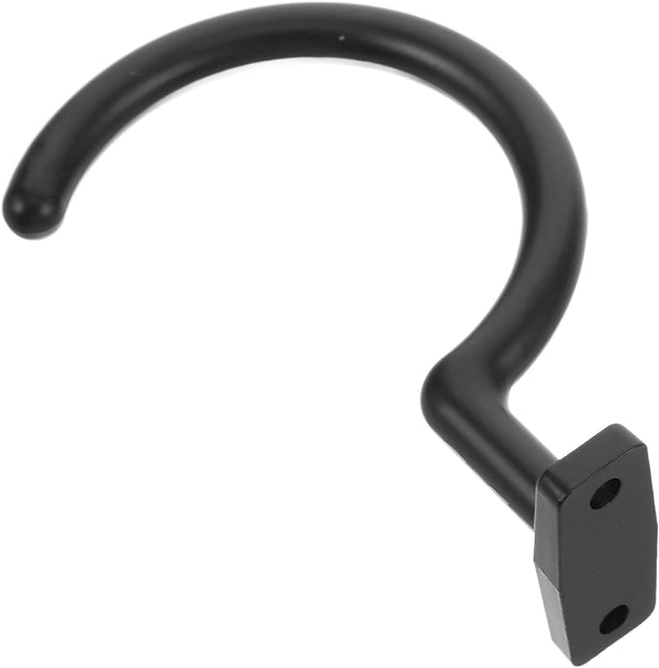 HEANUJJ Pool Table Side Cue Hook and Triangle Rack Hook, Black Metal Billiard