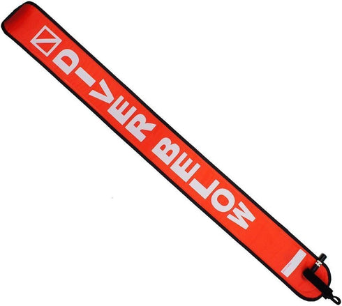 Scuba Choice Surface Marker Buoy (SMB) High-Visibility Dive Signal Tube, Durable Nylon