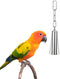 Hypeety Stainless Steel Bells Toy for Bird - Parrot, Macaw, African Greys, Amazon, Eclectus, Cockatoo (S)