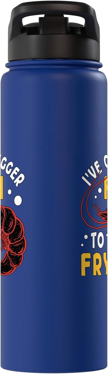 Seafood Festival Designs for Seafood Lover I've Got Bigger Fish To Fry Loves Shellfish Seafood Festival Stainless Steel