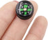 JiuGongmoup 5 Pack 25mm Backpacking Mini Pocket Compass Survival Button Compass for Hiking, Camping, Boating & Outdoor