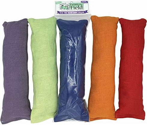 Bae The Hemp Body Pillow Cat Toy from The Field, USA-Made Kicker Toy with Catnip, Valerian Root, 12"