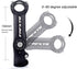 FOMTOR Adjustable Stem 0-90 Degree, 110mm MTB Bike Stem for 25.4mm Handlebar, Suitable for Mountain & Road Bikes