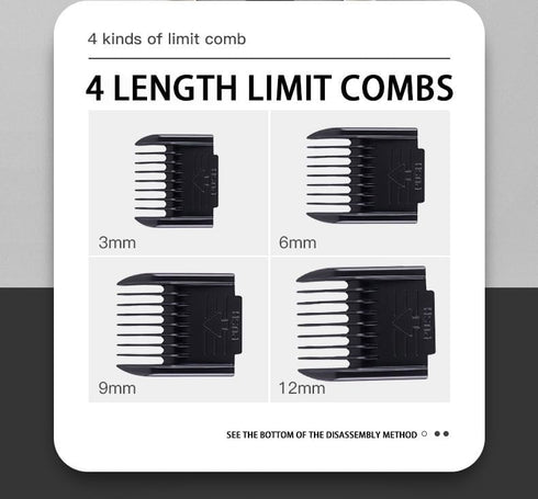 Pet Shaver Clippers - Low Noise Rechargeable Cordless Electric Hair Clippers for Small and Large Dogs and Cats