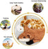 5 Nocciola Dog Squeaky Toys, PCS Crinkle Plush Dog Toys, No Stuffing Dog Toys for Small Medium Large Dogs, Stuffless