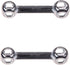 SaiDian Mini Pocket Wrench 2Pcs Dog Bone Hexagon Bicycle Repair Tool Metal Spanner 6-12mm Hexagon Holes Silver