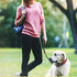 BTINESFUL Short Dog Leash - 18, 24 Inch Strong Nylon Training Traffic Leash for Medium Large Dogs (Black, 1/2" x 24