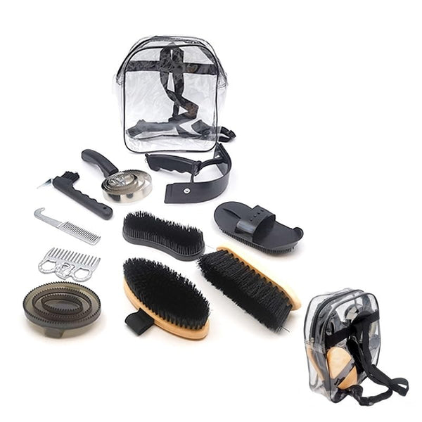 Generic Horse Grooming Kit 10 Pcs Complete Horse Brushes & Care Supplies Set