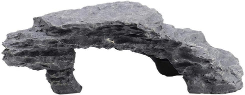 Tnfeeon Tortoise Basking, Hiding Cave Aquarium Reptile Hide Habitat Climbing Dock Decoration Ornament