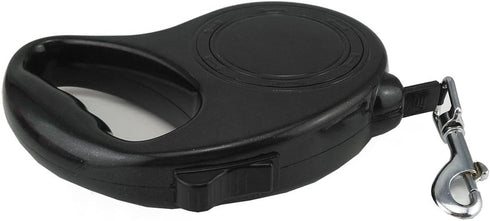 yueton 16 ft Retractable Leash for Pet Dog Cat Puppy, Traction Rope Walking Lead (Black)