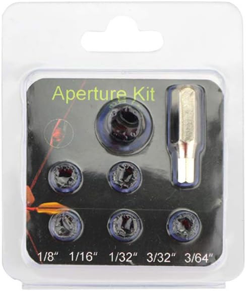 37/45 6X 8X Archery Degree Hooded Peep Sight Compound Bow Peep Sight Inner Core Clarifier Aperture Lens Kits