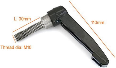 4.33" Commercial Hydra Fitness Exchange Seat Post Pop Pin Black Knob Replacement for Indoor Cycle & Stationary Bike